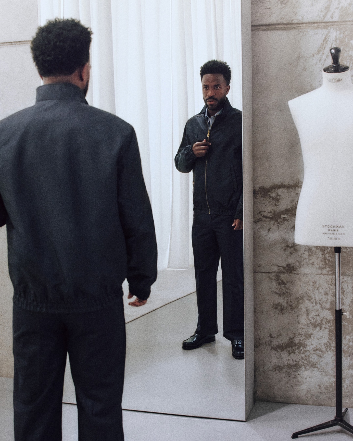 Vinícius Júnior wearing Louis Vuitton formalwear for Real Madrid